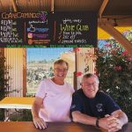 Sue and Doug, owners, winemakers, and hosts